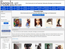 Tablet Screenshot of fesseln.net